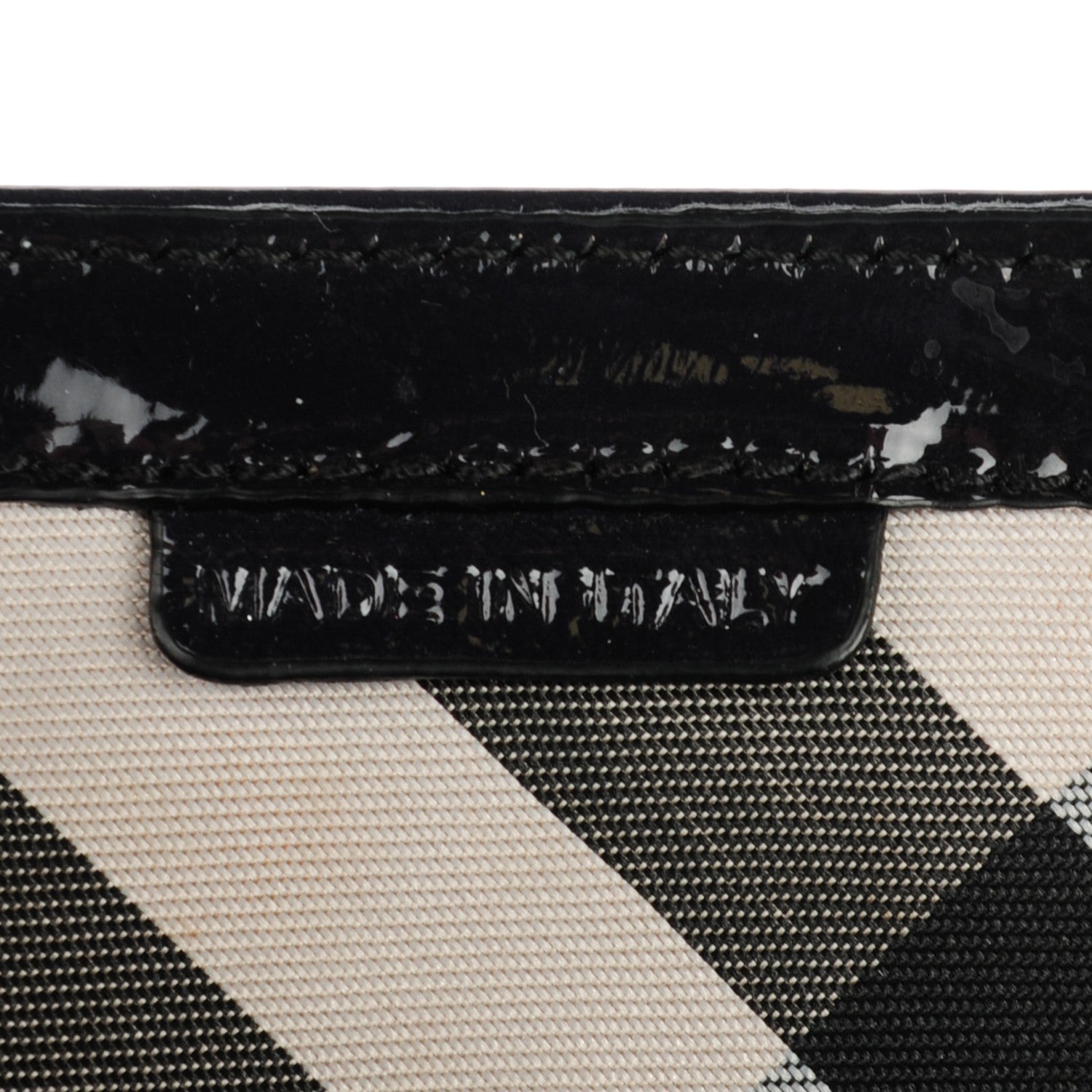 Burberry Crinkled Patent Bracelet Clutch Bag Purple 8 of 9