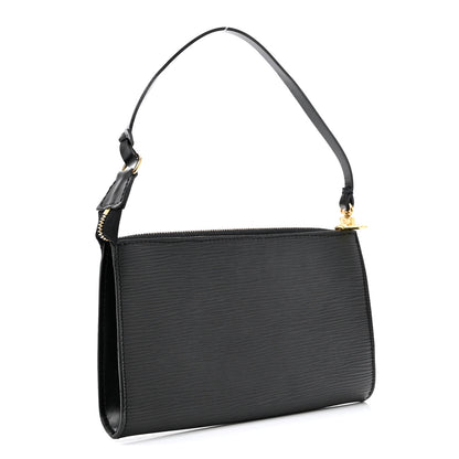 Louis Vuitton Epi Pochette Accessories 21 Black 3 of 6
