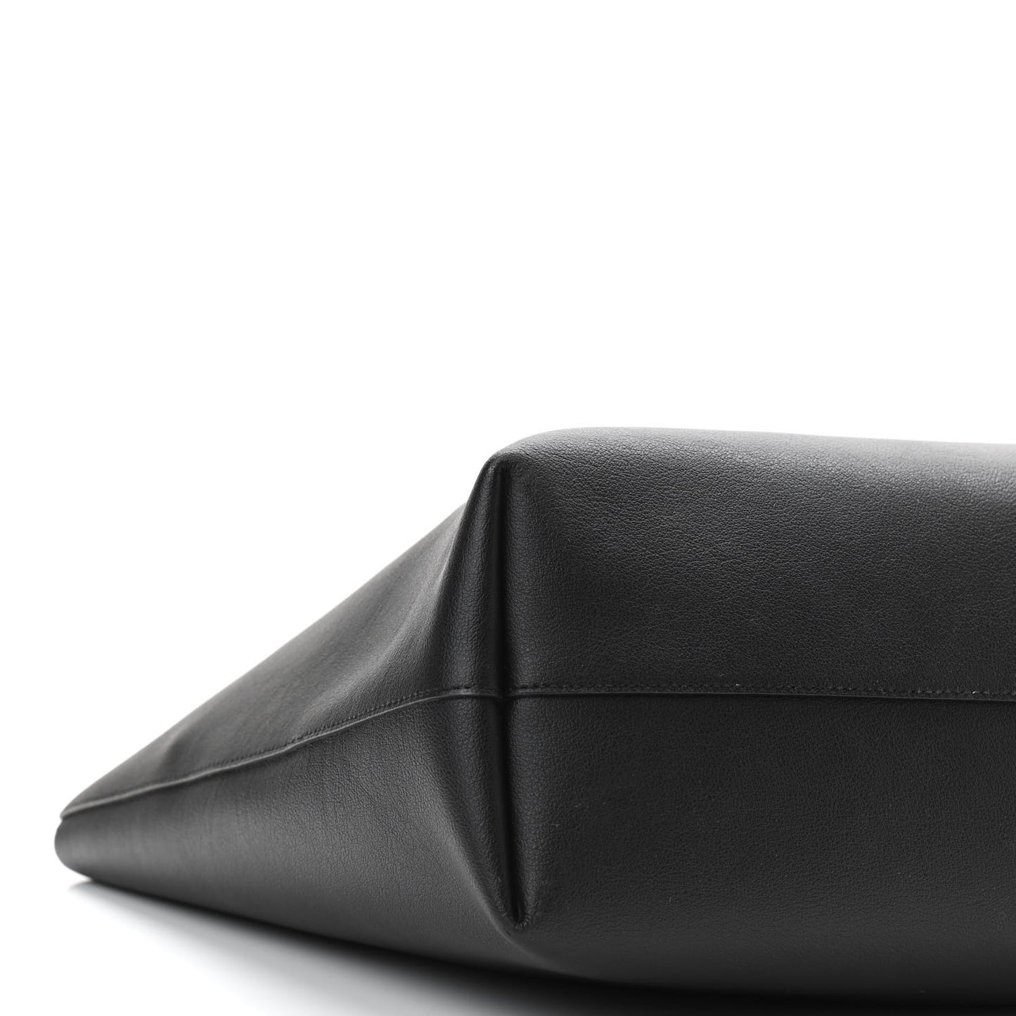 Calfskin Large Shopping Tote Black