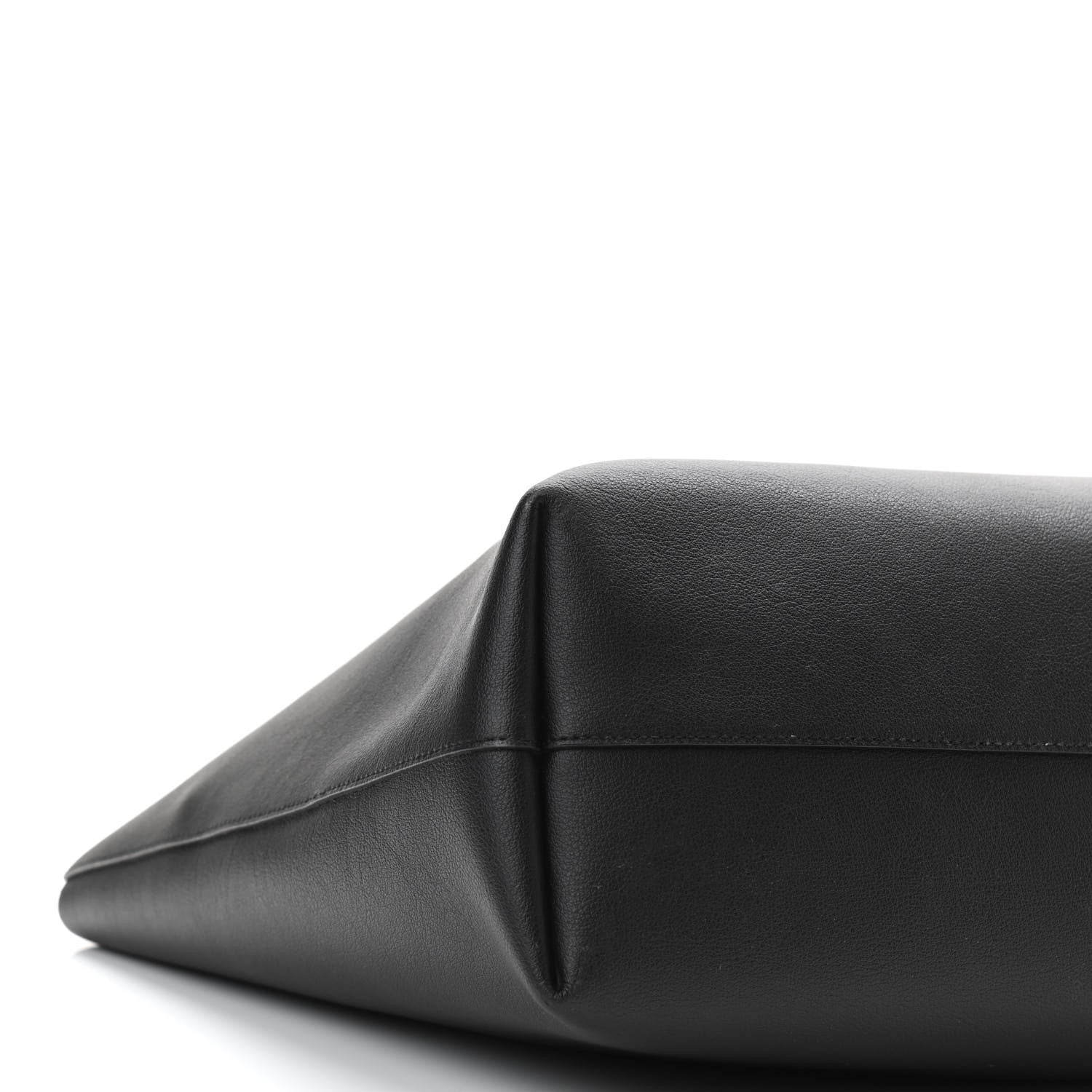 Saint Laurent Calfskin Large Shopping Tote Black 10 of 11