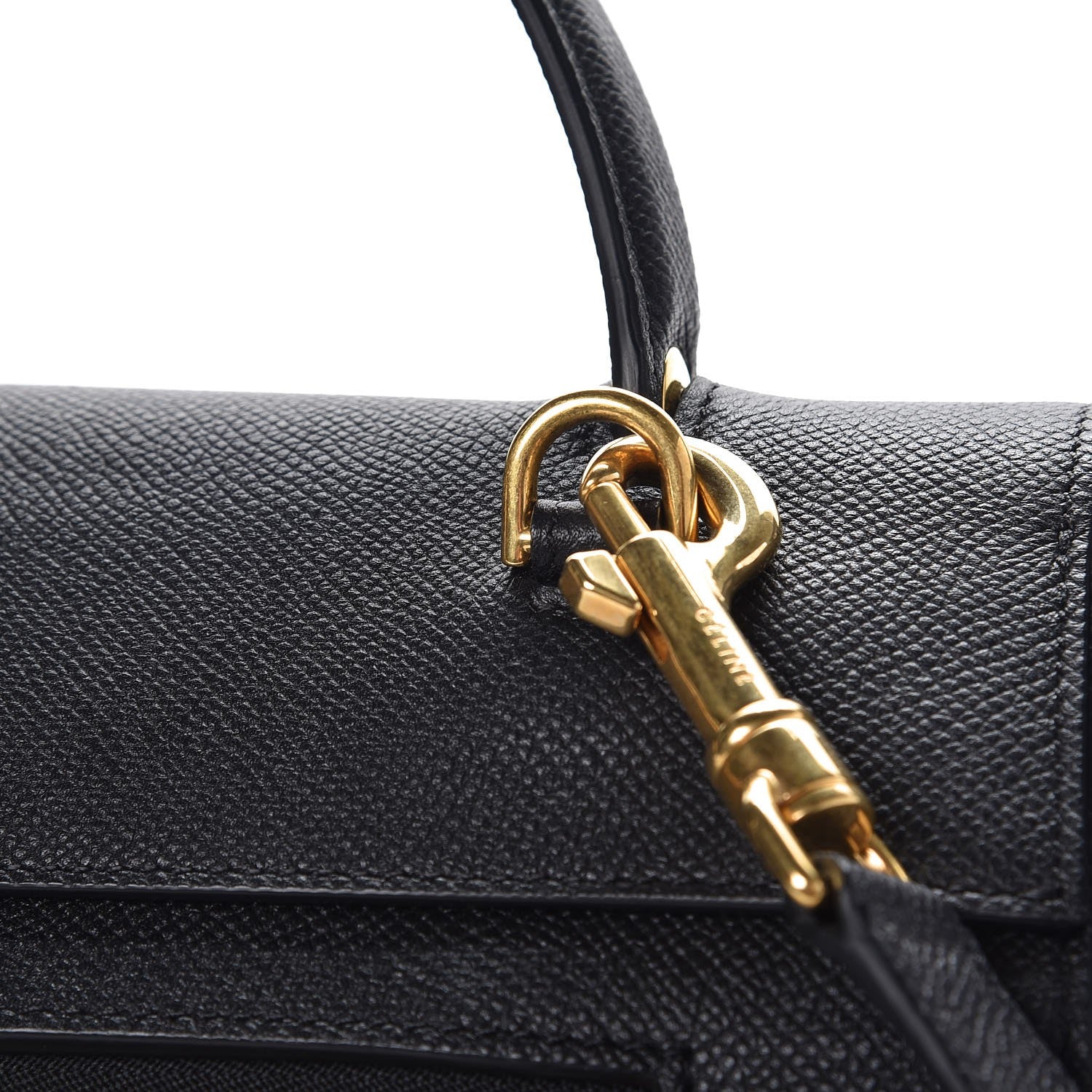 Celine Grained Calfskin Mini Belt Bag Black 10 of 10