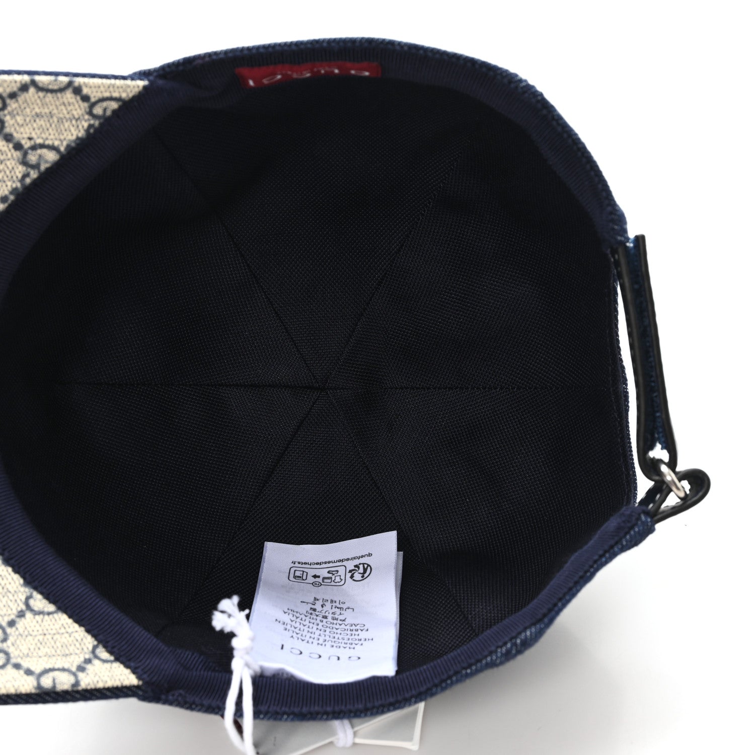 Gucci Lasered Denim Baseball Hat L Dark Blue 7 of 9