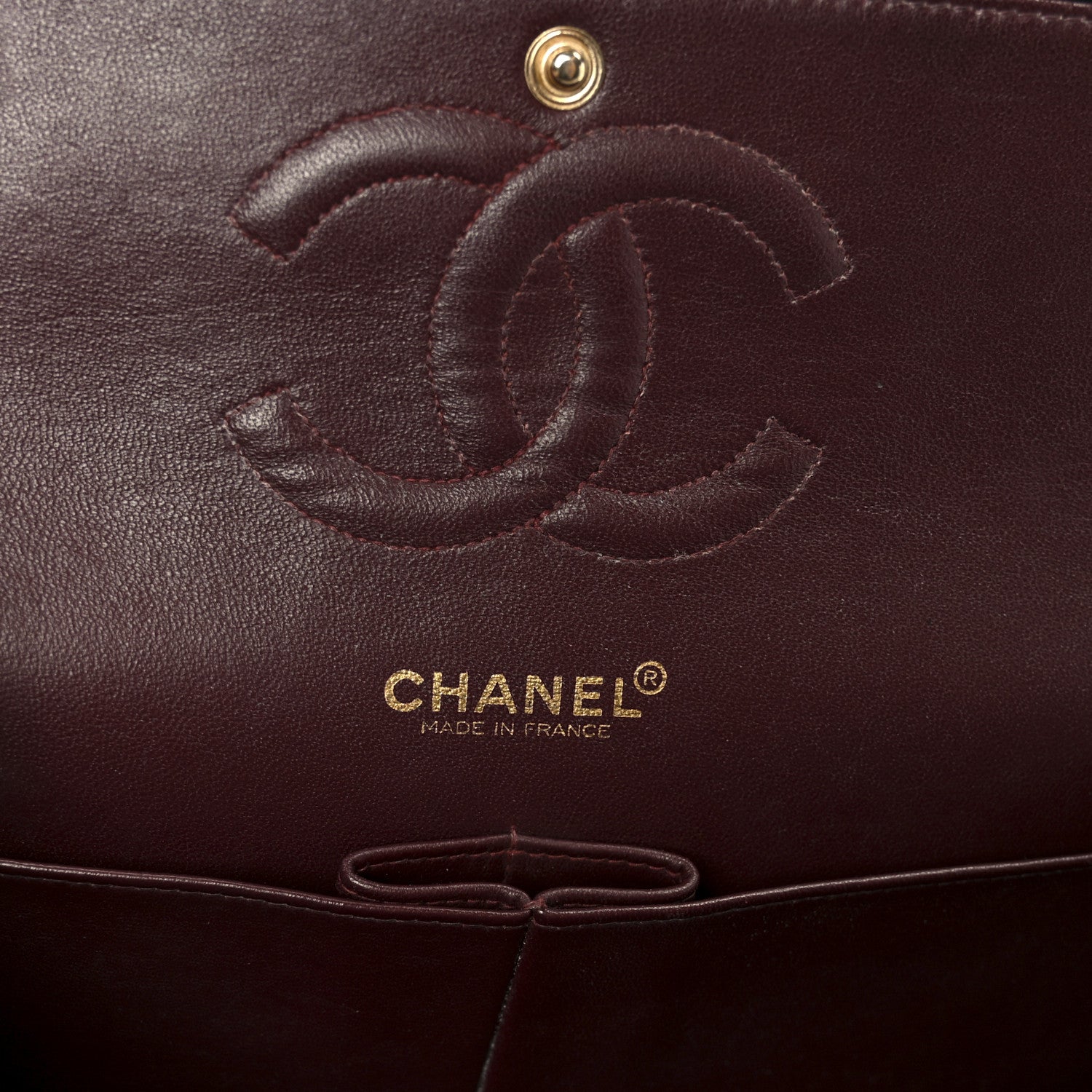 Chanel Lambskin Quilted Medium Double Flap Black 6 of 11