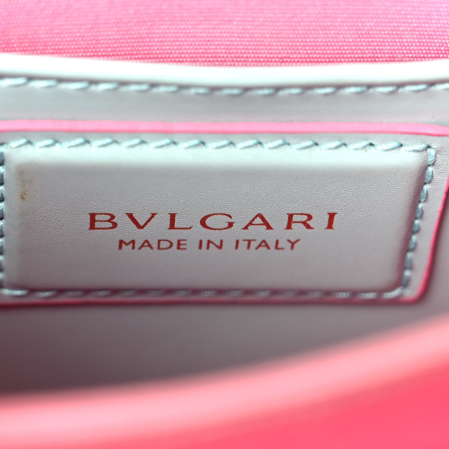 Bulgari Calfskin Serpenti Forever Top Handle Blue Pink 6 of 12