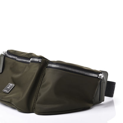 MCM Nylon Jemison Belt Bag Loden Green 8 of 9