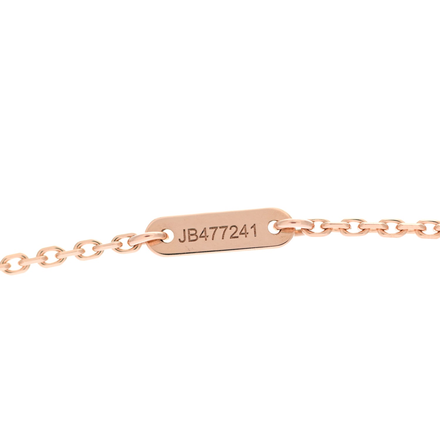 Van Cleef & Arpels 18K Rose Gold Carnelian Sweet Alhambra Heart Pendant Necklace 4 of 6
