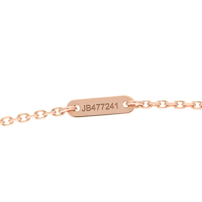 Van Cleef & Arpels 18K Rose Gold Carnelian Sweet Alhambra Heart Pendant Necklace 4 of 6