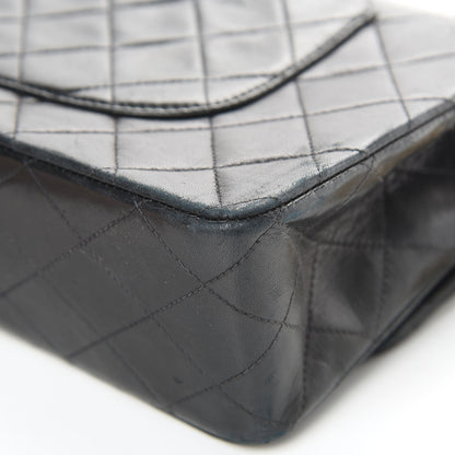 Chanel Lambskin Quilted Medium Double Flap Black 12 of 19