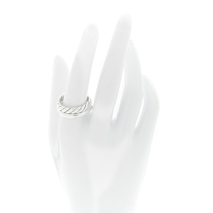 David Yurman Sterling Silver 8mm Mercer Two Row Ring 60 9 2 of 4