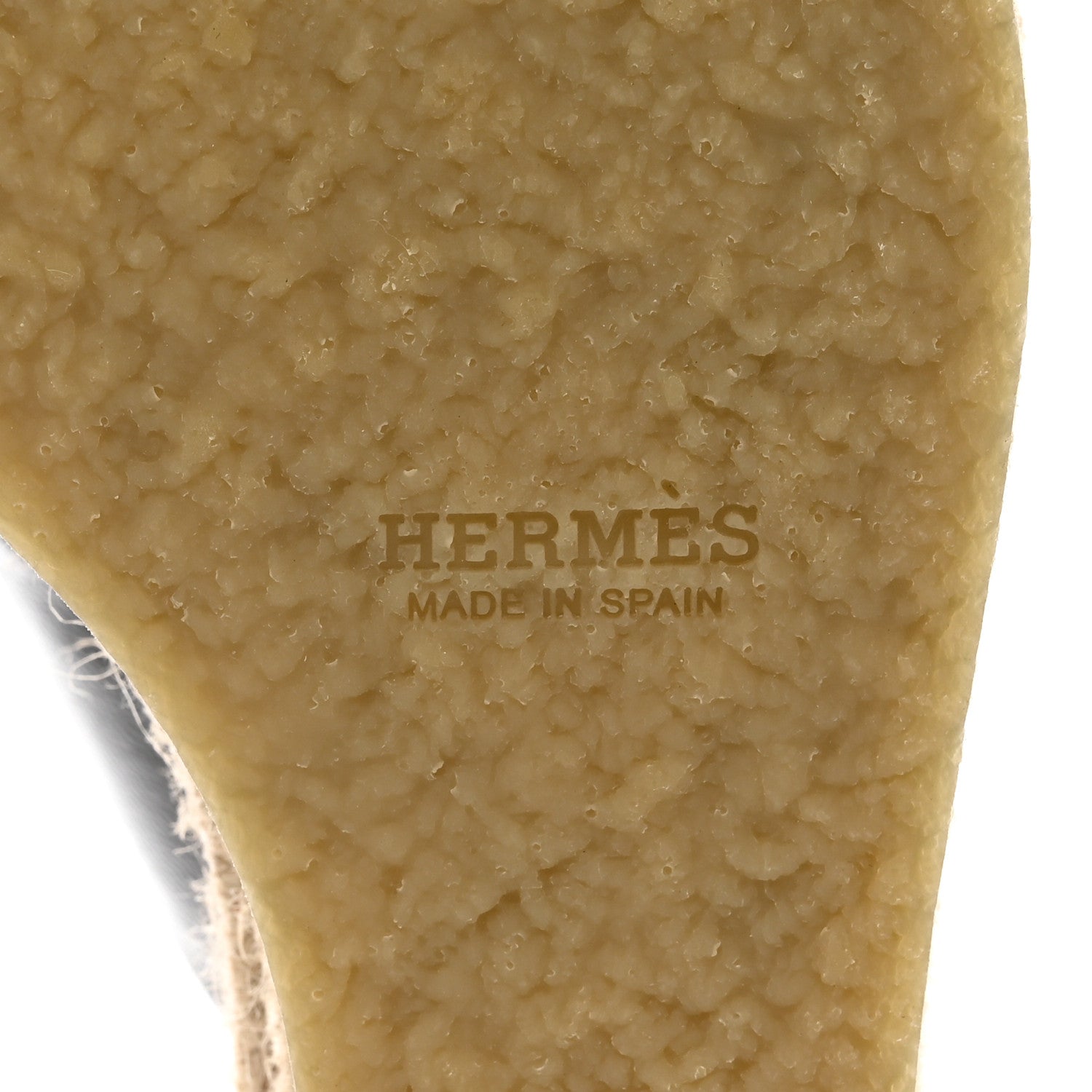 Hermes Goatskin Elise Espadrille Wedge Sandals 36 Black 6 of 13
