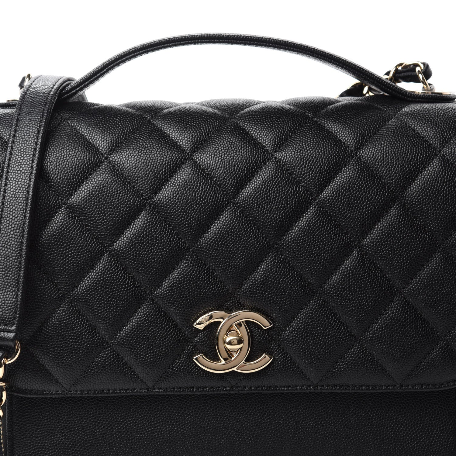 Chanel Caviar Quilted Large Business Affinity Flap Black 15 of 15