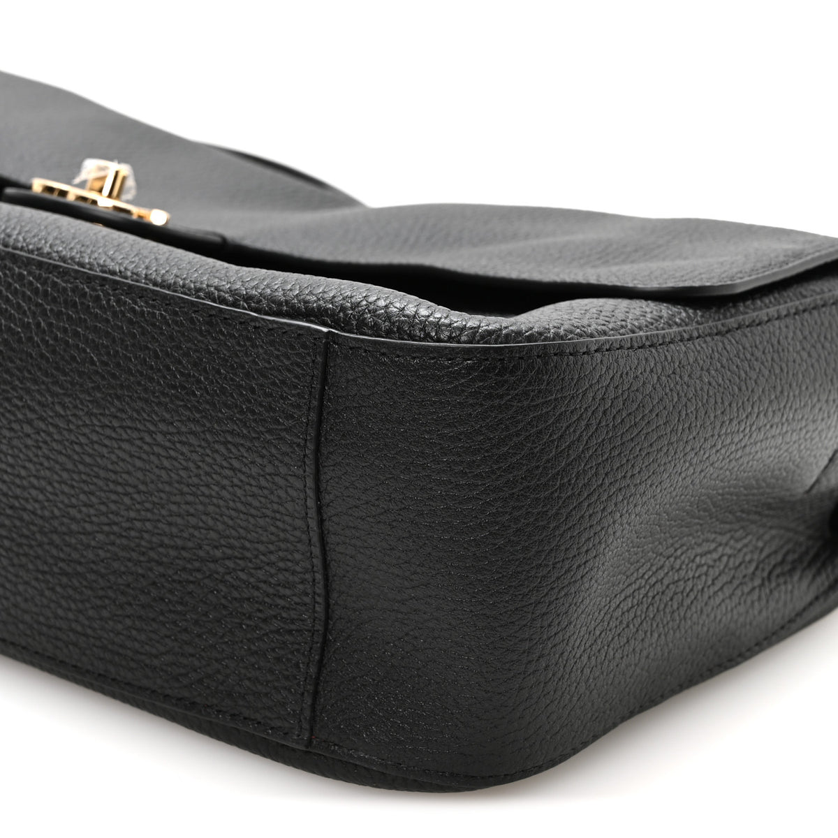 Chanel Grained Calfskin Small Souplissimo Maxi Flap Black 10 of 11
