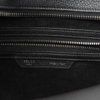 Celine Drummed Calfskin Mini Luggage Black 9 of 11