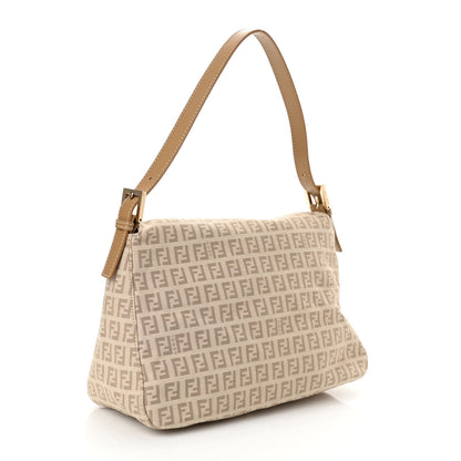 Fendi Zucchino Vitello Mama Baguette Beige Tortora 3 of 9