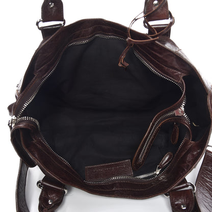 Balenciaga Chevre Giant 21 Silver Hardware Part Time Mogano 5 of 17