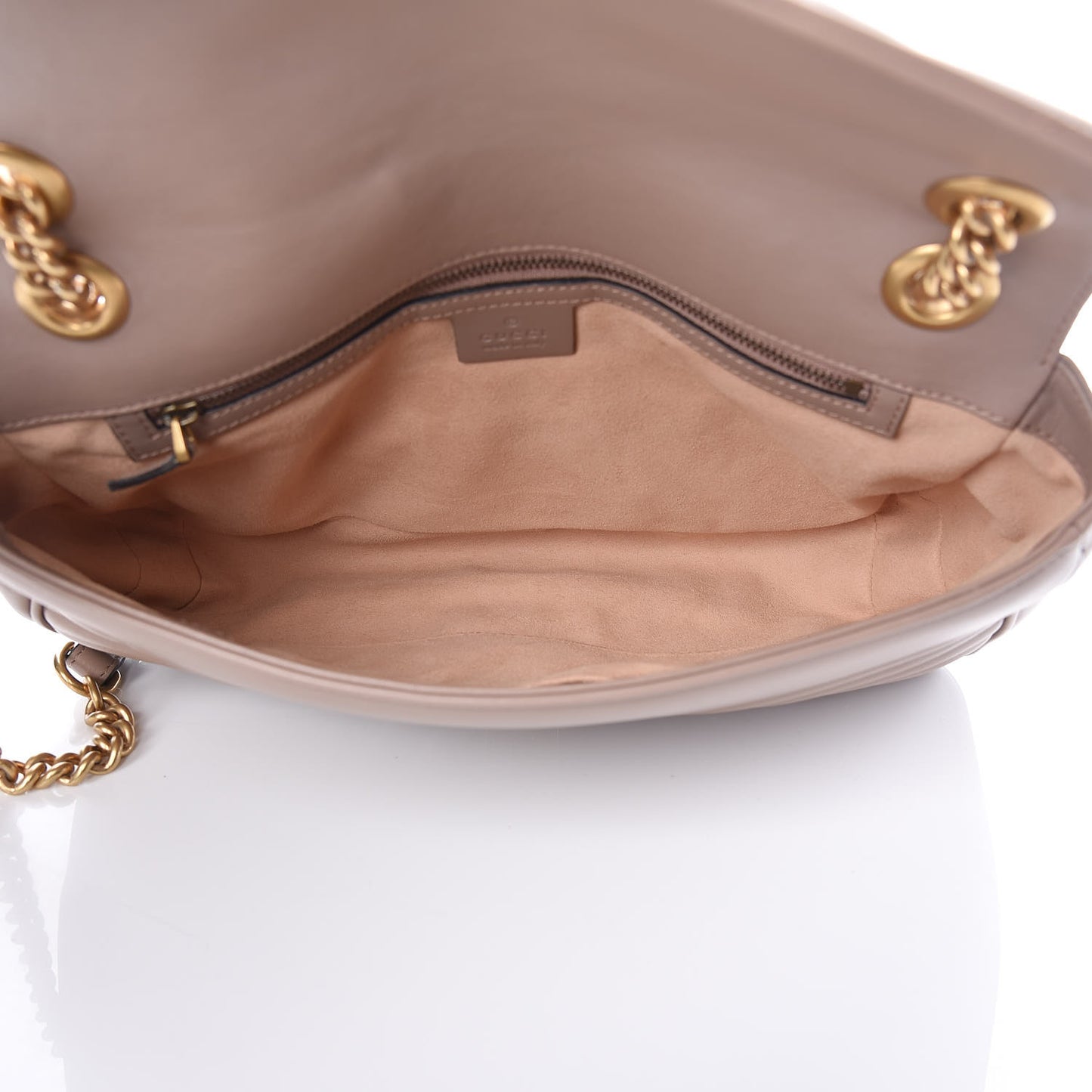 Calfskin Matelasse Medium GG Marmont Shoulder Bag Porcelain Rose