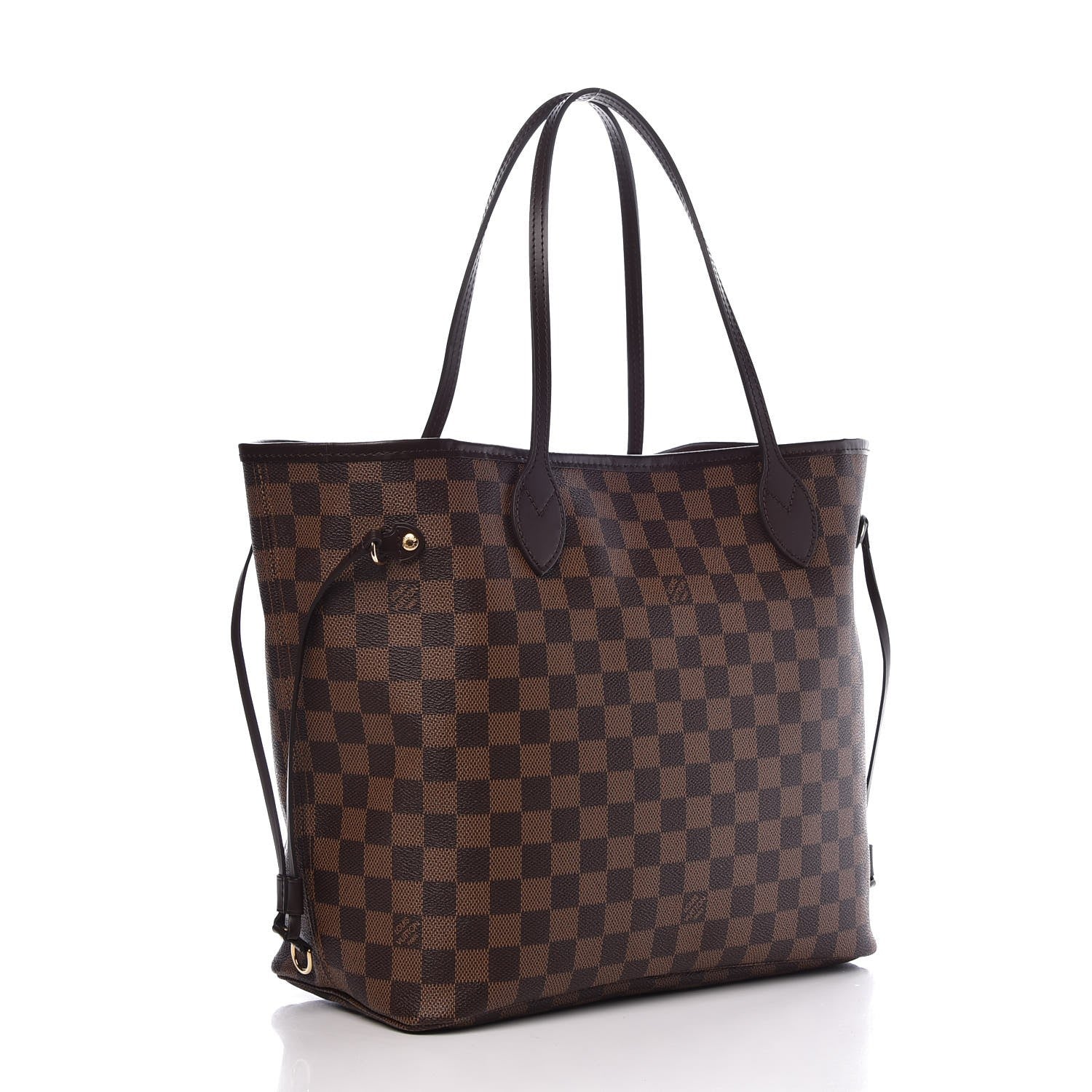Louis Vuitton Damier Ebene Neo Neverfull MM Rose Ballerine 4 of 9