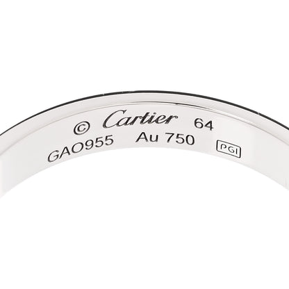 Cartier 18K White Gold 3.5mm LOVE Wedding Band Ring 64 10.75 4 of 4