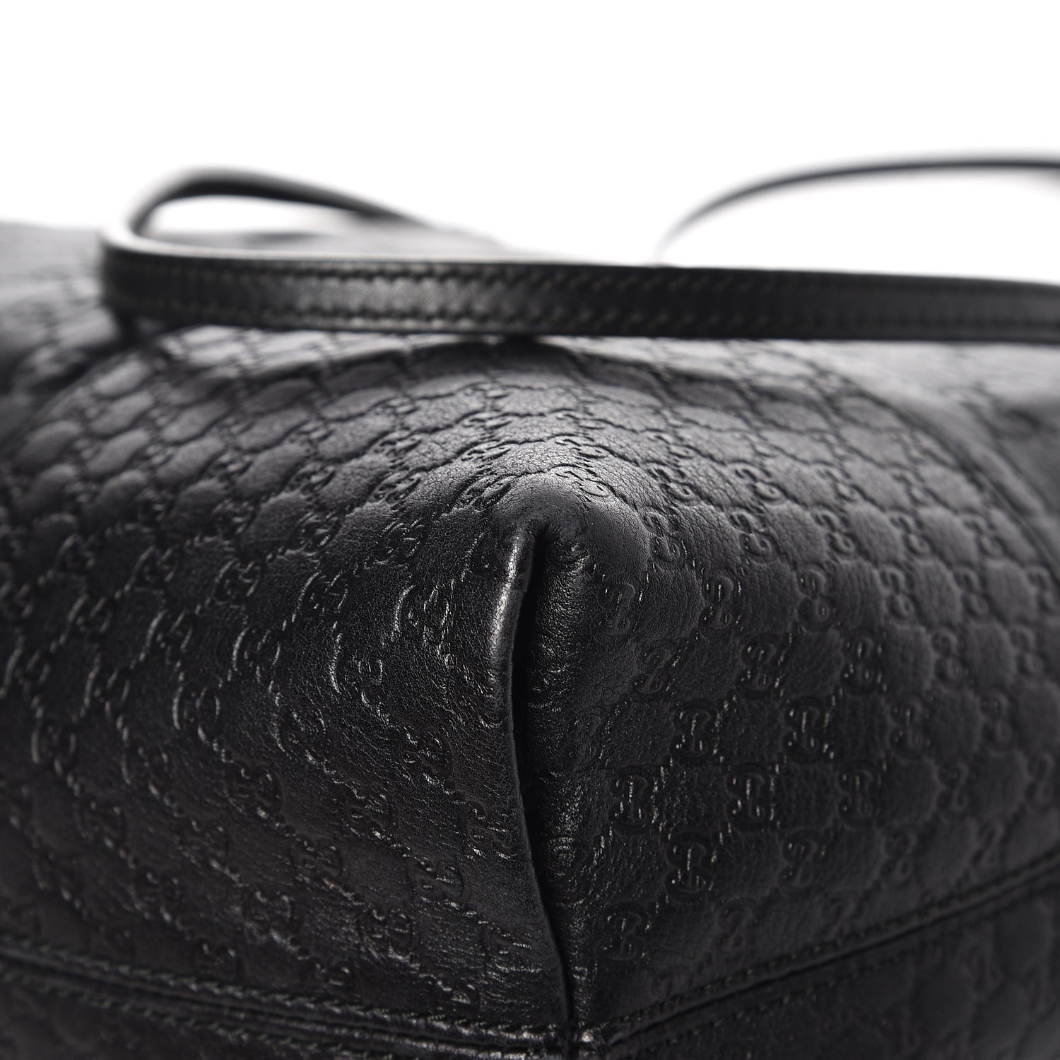 Gucci Guccissima Medium Bree Shoulder Bag Black 14 of 16