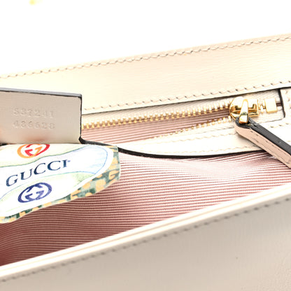 Gucci Vitello Palmellato Lux Crystal Medium Rajah Shoulder Bag Mystic White Multicolor 8 of 11