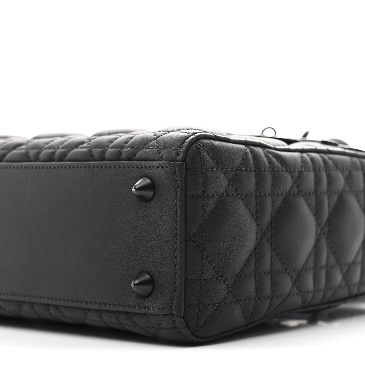 Christian Dior Ultra Matte Calfskin Cannage Small My ABCDior Lady Dior Black 10 of 10