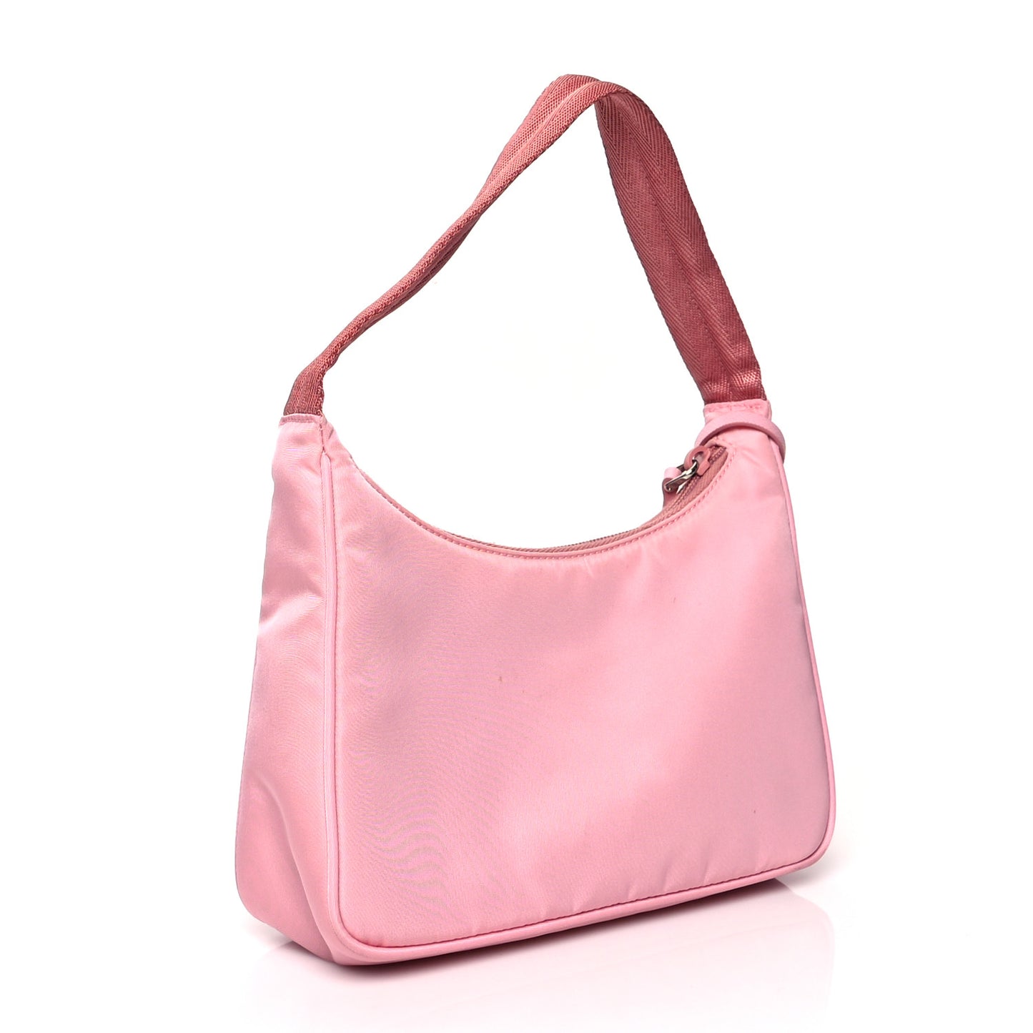 Tessuto Nylon Saffiano Mini Re-Edition 2000 Bag Rosa
