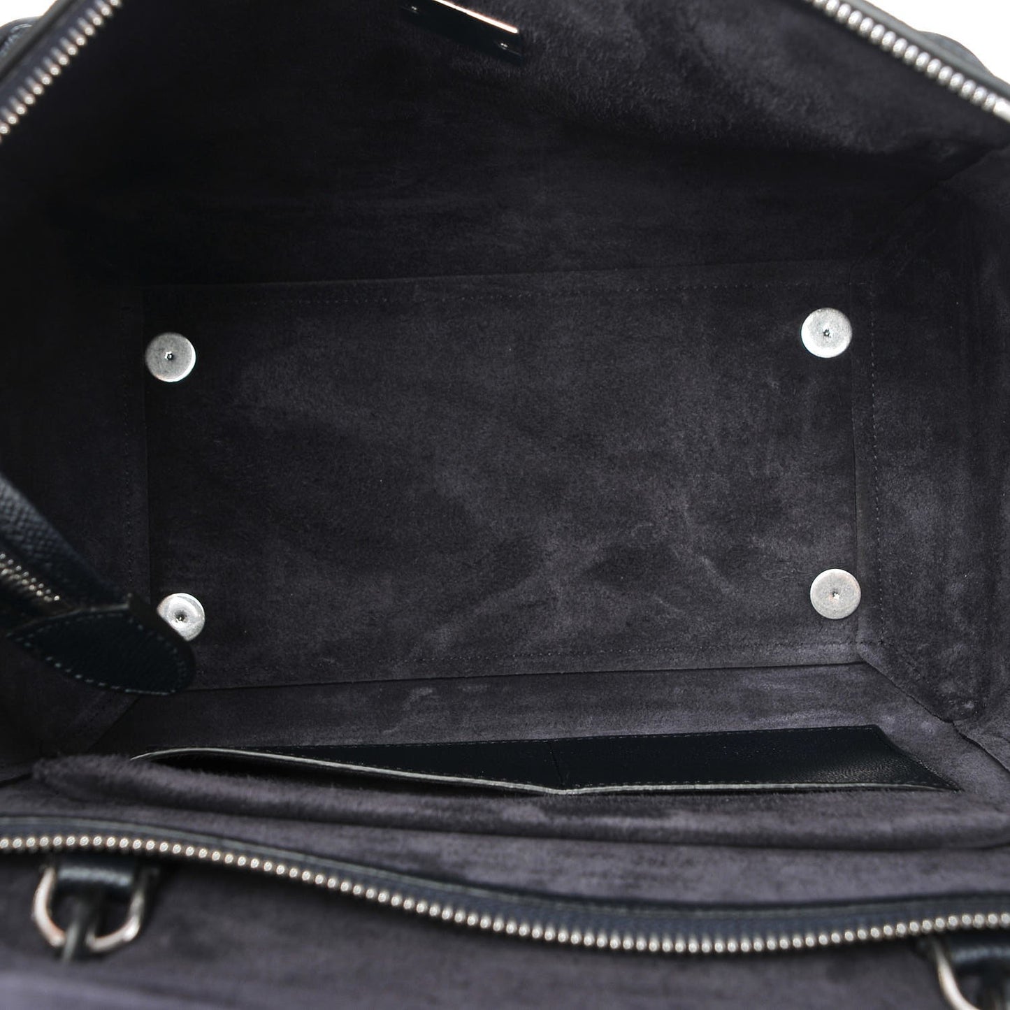 Grained Calfskin Mini Belt Bag Navy