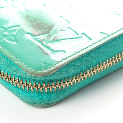 Louis Vuitton Vernis Zippy Wallet Blue Lagon 14 of 17
