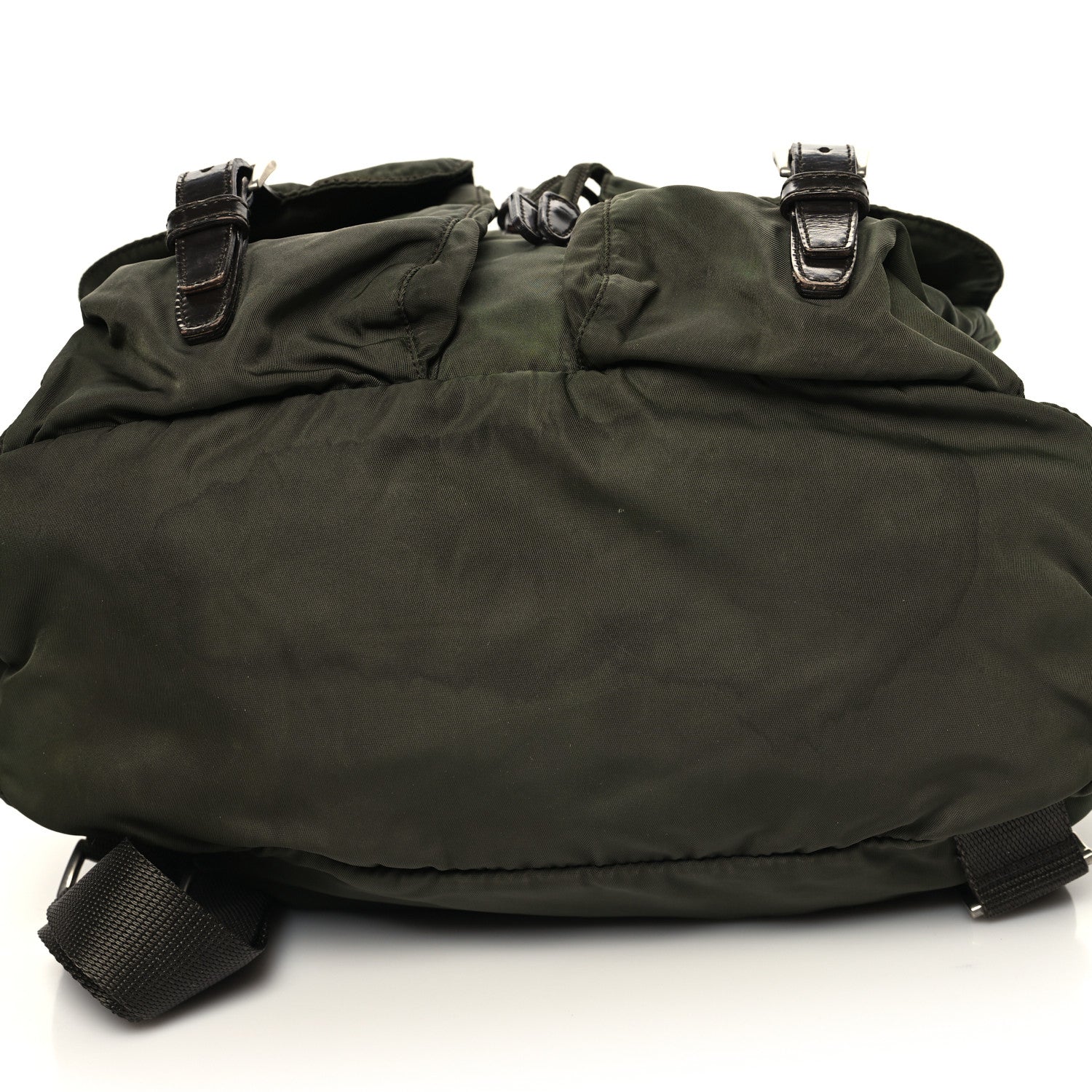Prada Nylon Vela Medium Backpack Green 12 of 12