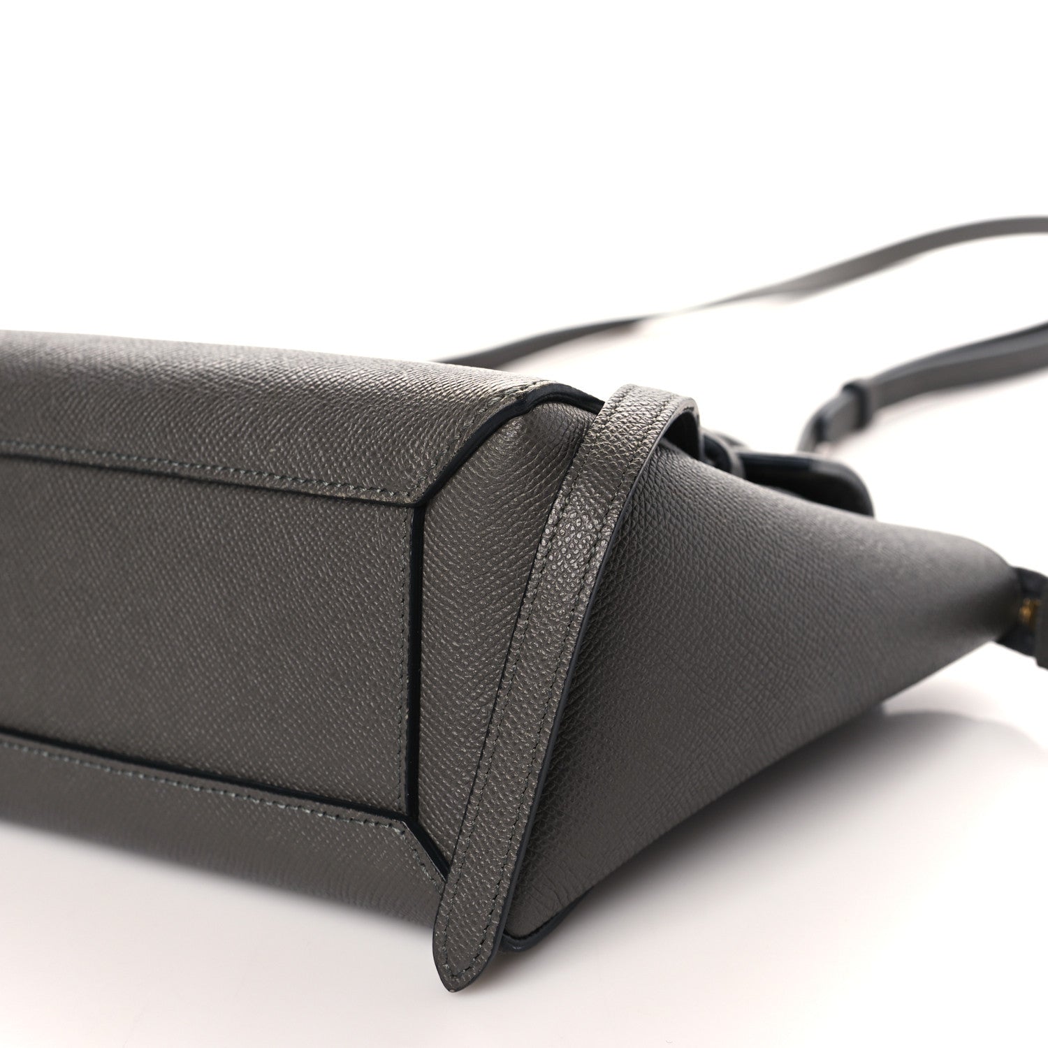 Celine Grained Calfskin Nano Belt Bag Grey 9 of 9