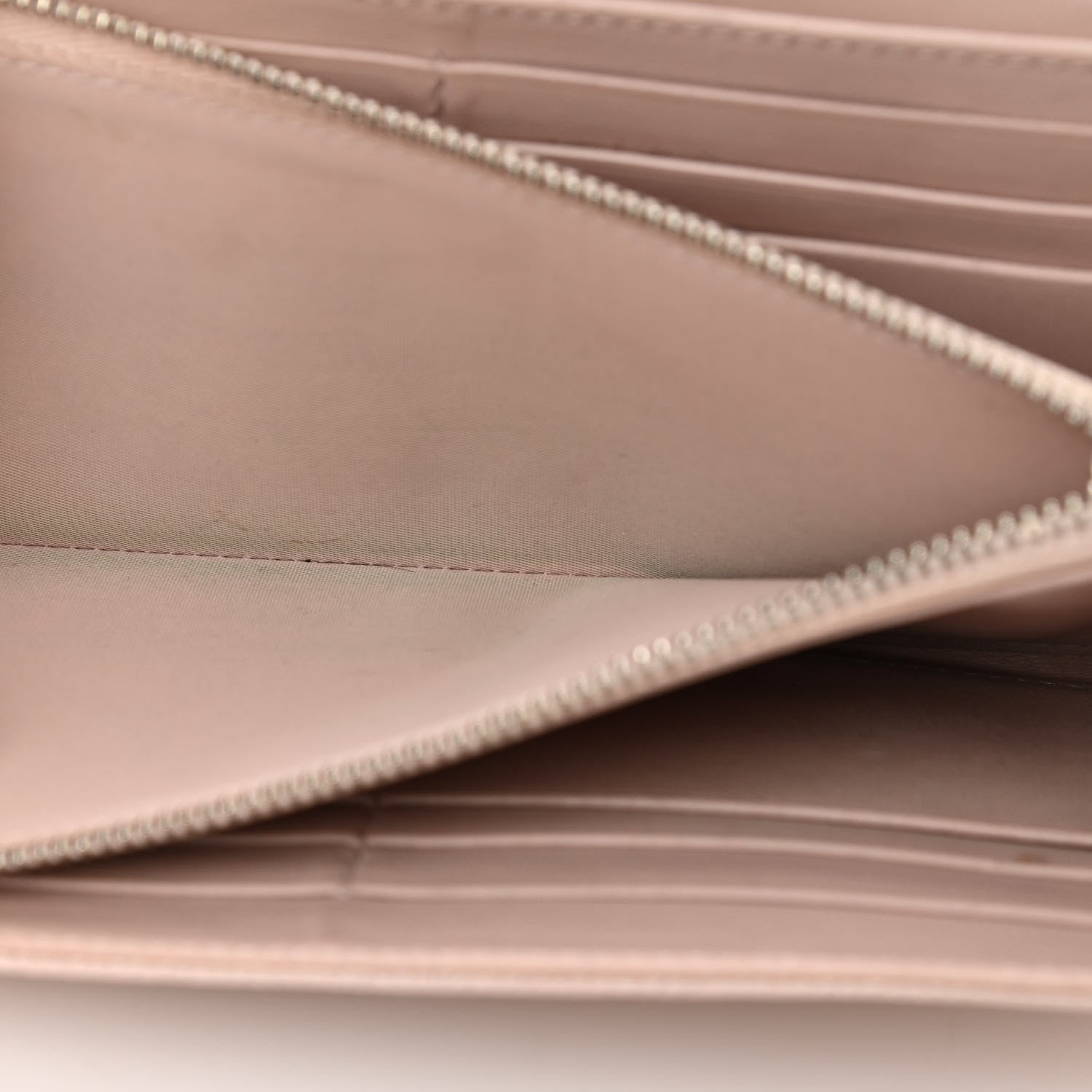 Christian Dior Grained Calfskin Diorama Wallet on Chain Pouch Nude 10 of 15