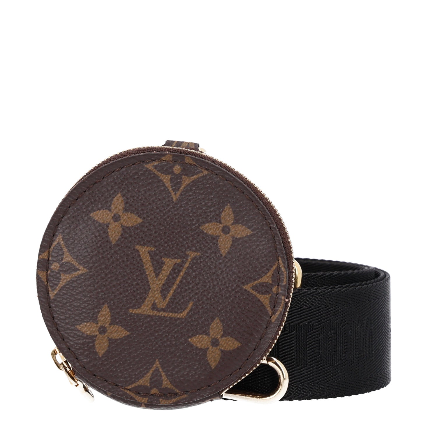 Louis Vuitton Monogram Multi Pochette Accessories Bandouliere Shoulder Strap Black 1 of 8