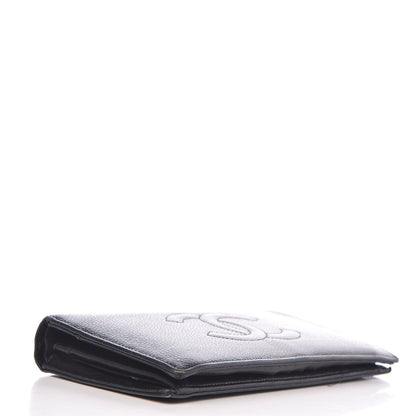 Chanel Caviar Timeless CC Yen Wallet Black 4 of 14