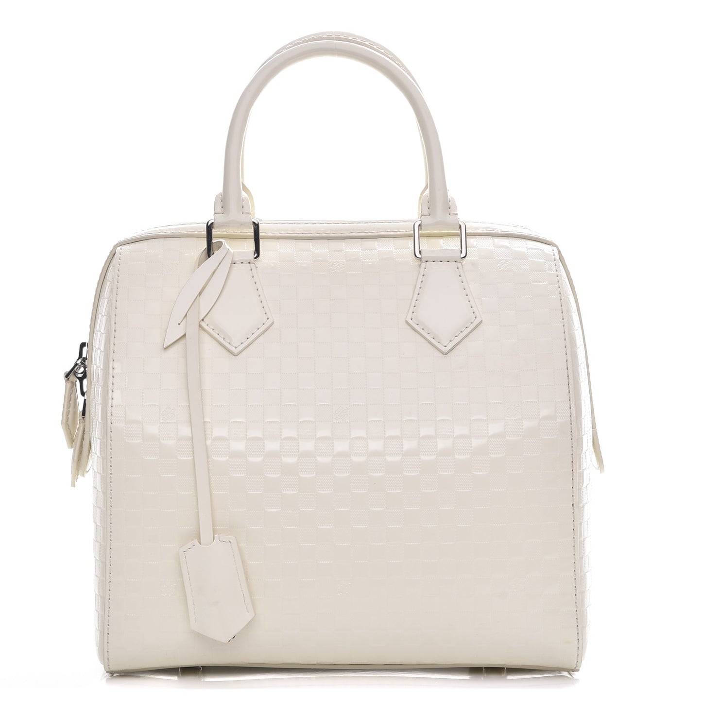 Damier Facette Speedy Cube MM Creme
