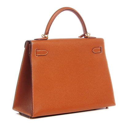 Hermes Epsom Kelly Sellier 32 Gold 3 of 25