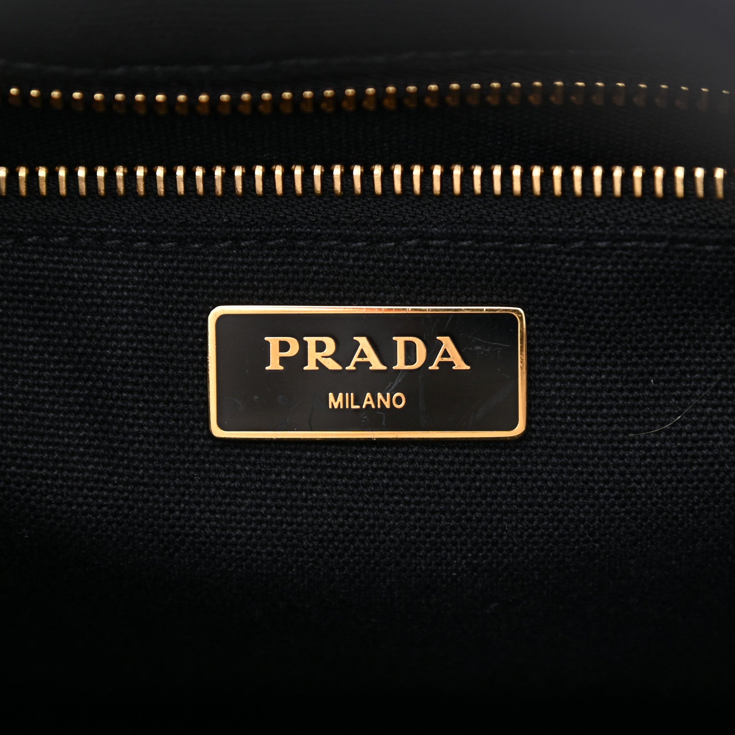 Prada Wicker Canvas Tote Naturale Black 6 of 8