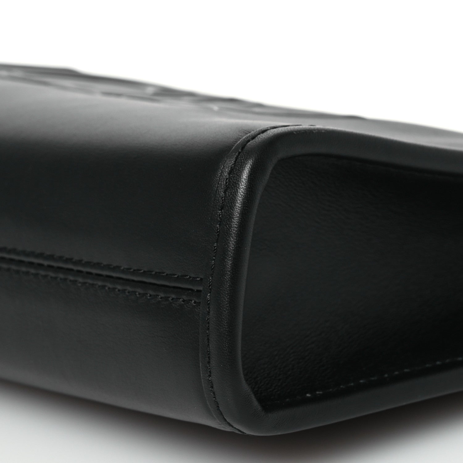 MCM Calfskin Aren Clutch Crossbody Black 10 of 11