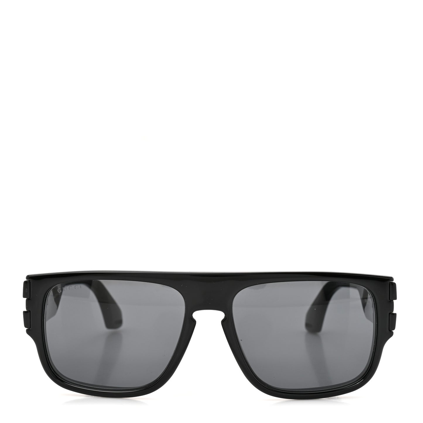 Acetate Rectangle Frame Web Sunglasses GG0664S Black