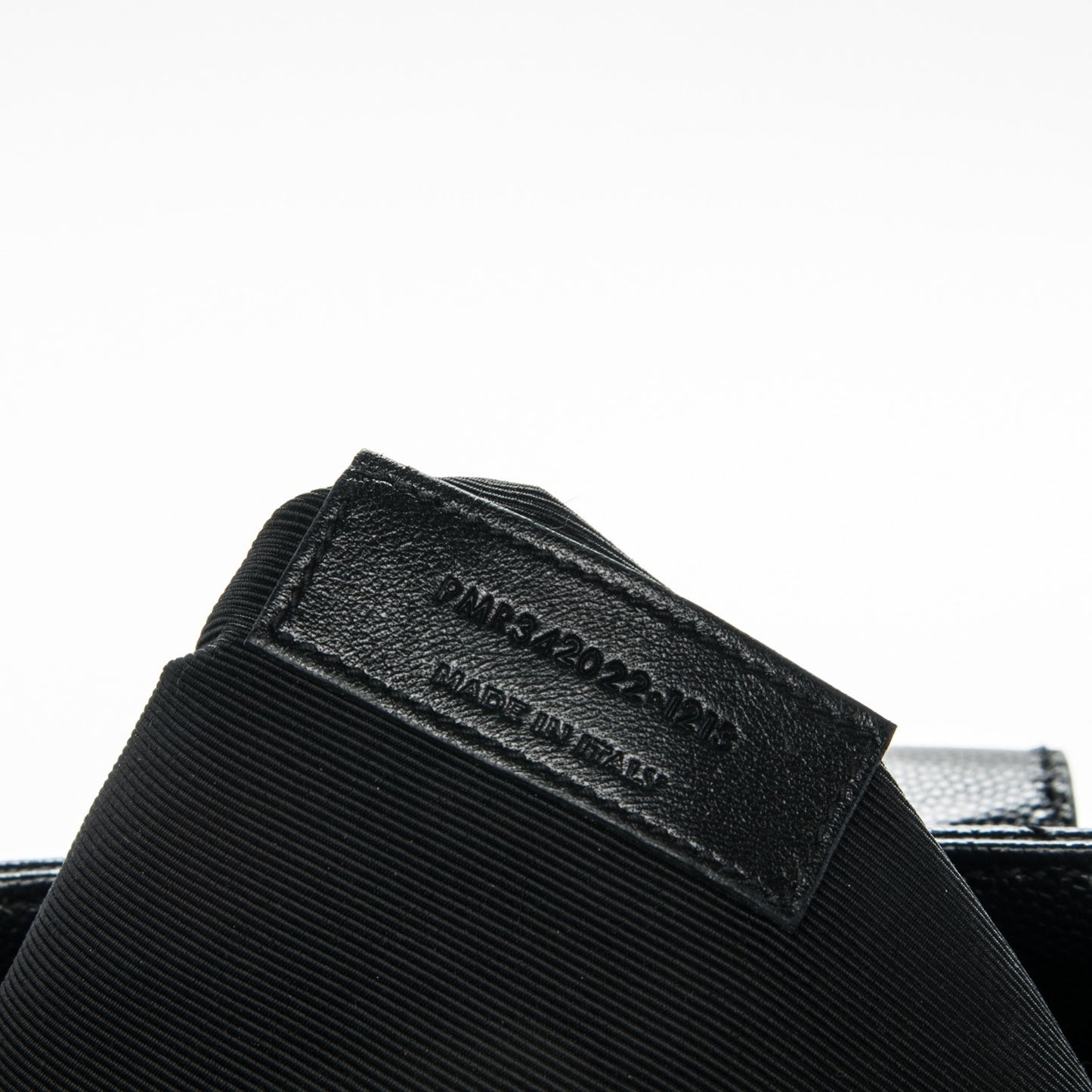 Grain De Poudre Matelasse Chevron Monogram Shopping Bag Black