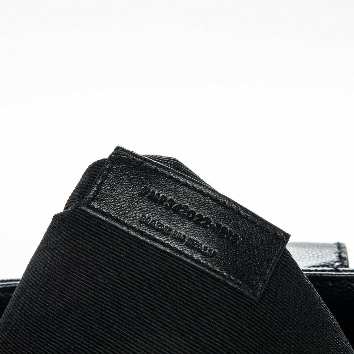 Saint Laurent Grain De Poudre Matelasse Chevron Monogram Shopping Bag Black 7 of 7
