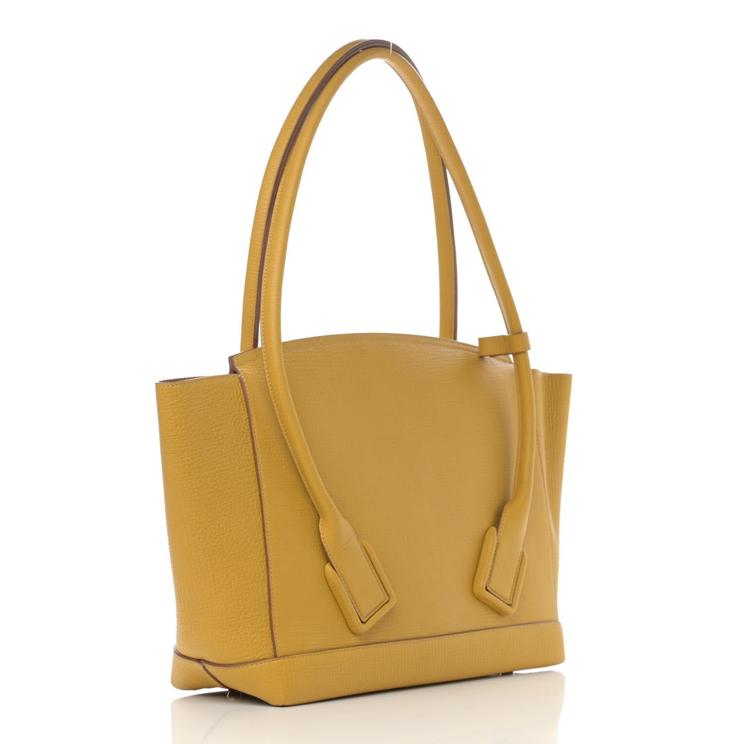 Bottega Veneta Grainy Calfskin Small Arco Curry 3 of 11