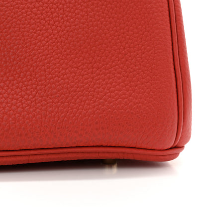 Hermes Togo BIRKIN 35 Rouge Garance 9 of 11
