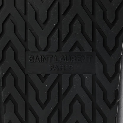 Saint Laurent Calfskin Jimmy Cross Slides 41 Black 8 of 9