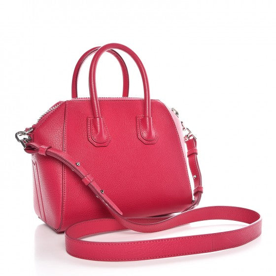 Givenchy Sugar Goatskin Mini Antigona Magenta 3 of 9