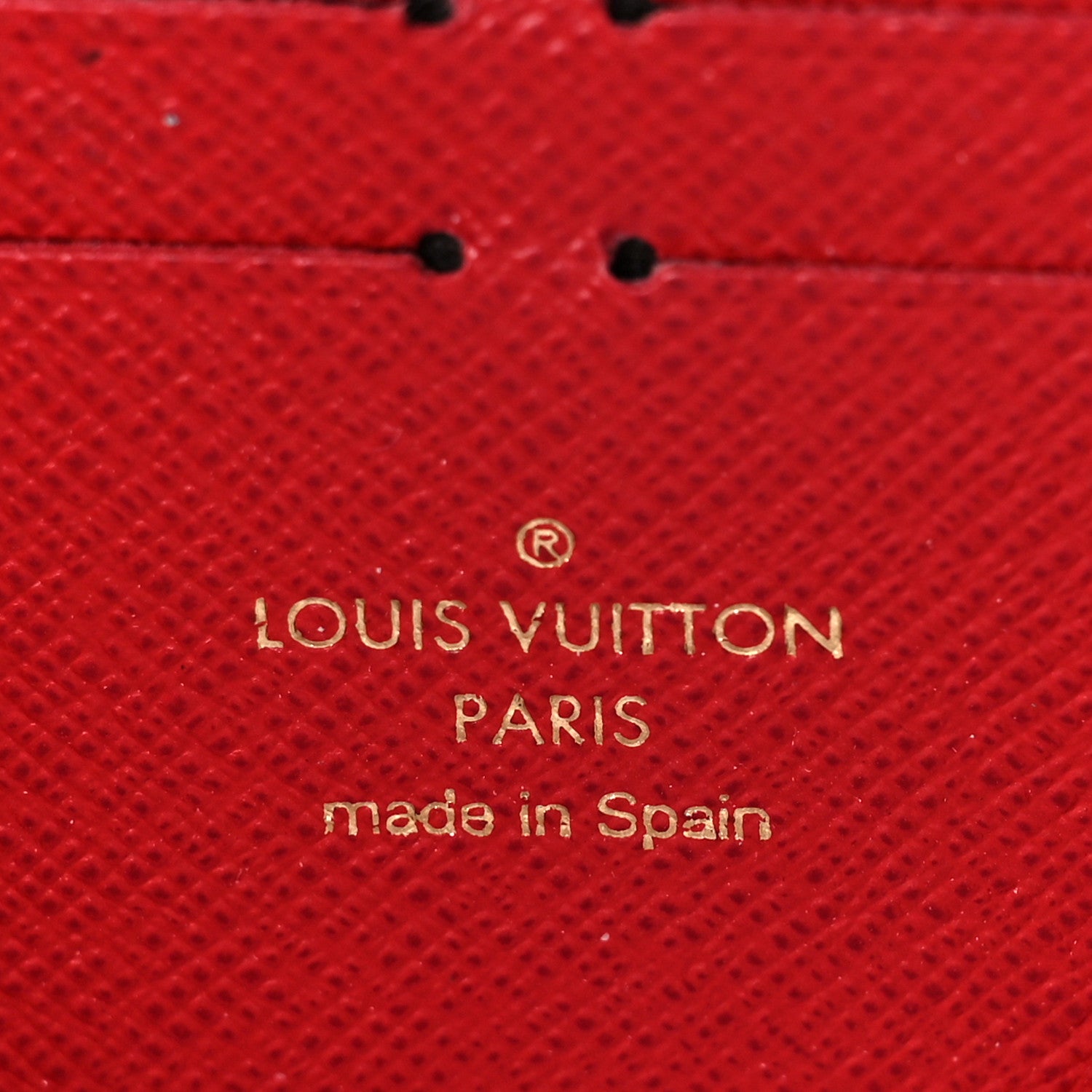 Louis Vuitton Damier Ebene Clemence Wallet Cherry 6 of 8