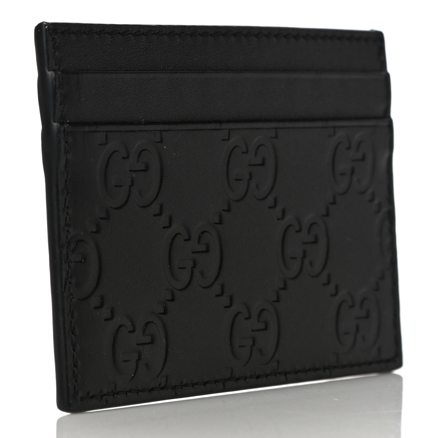 Gucci Guccissima Card Holder Black 3 of 9