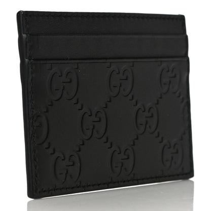 Gucci Guccissima Card Holder Black 3 of 9