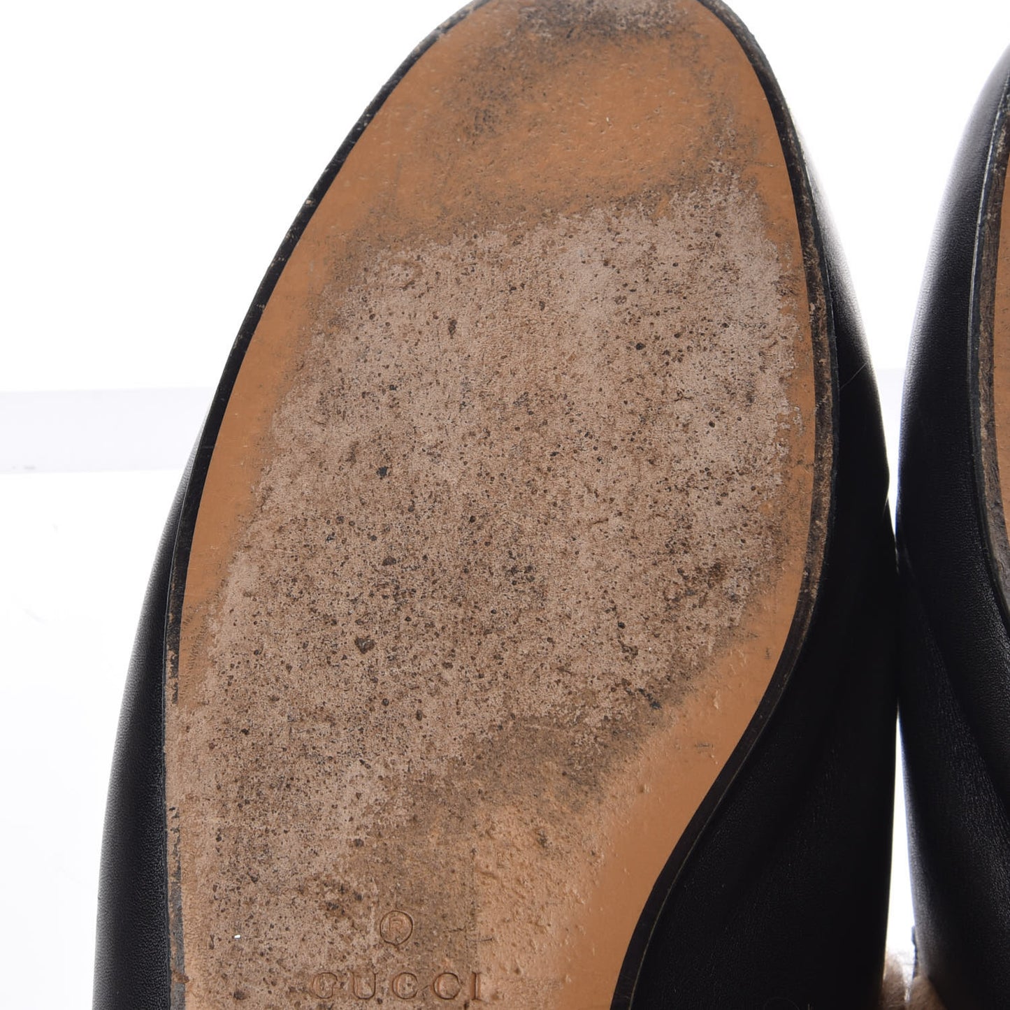 Calfskin Fur Tiger Embroidered Womens Princetown Slippers 36 Black