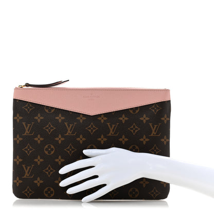 Louis Vuitton Monogram Daily Pouch Rose Poudre 2 of 10