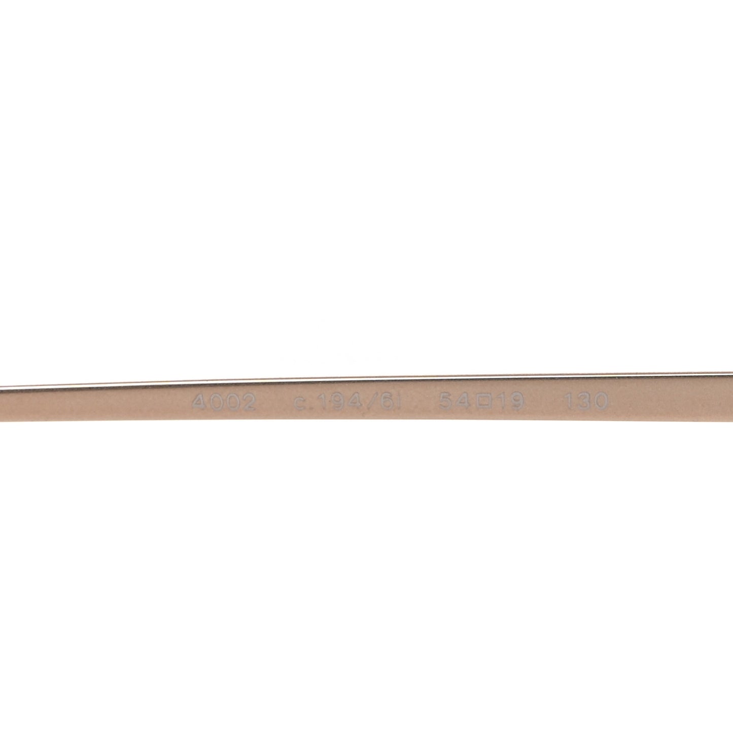 Metal CC Logo Sunglasses 4002 Beige